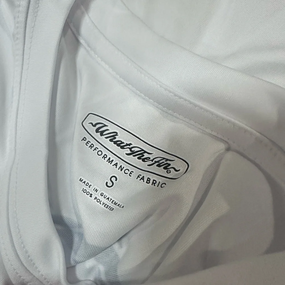 WTF - What The Fin? Long-Sleeve Performance Wicking Shirt - USA Jolly Fin NWT S - Picture 4 of 4